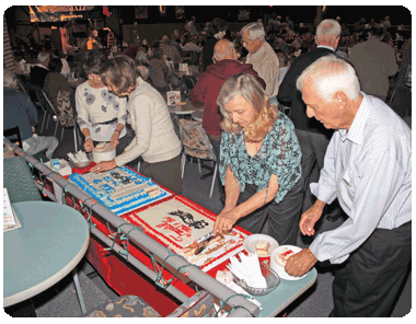 Malcolm Rodman's retirement party